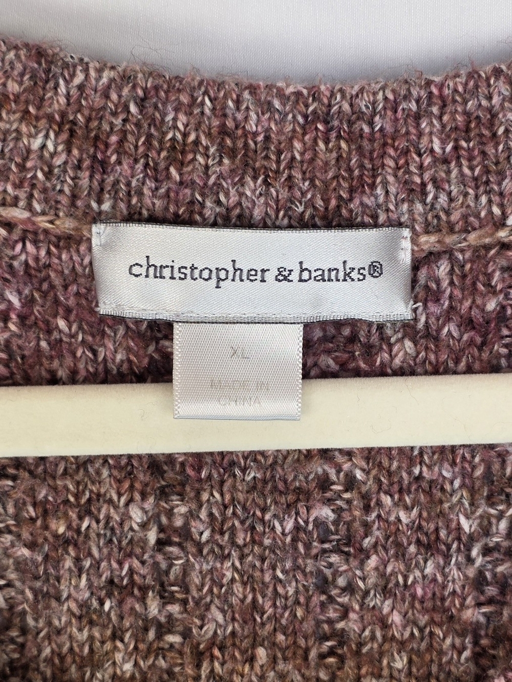 Christopher +Banks Vintage-Inspired Knit Boho Cottagecore Cardigan Size XL - Picture 2 of 6
